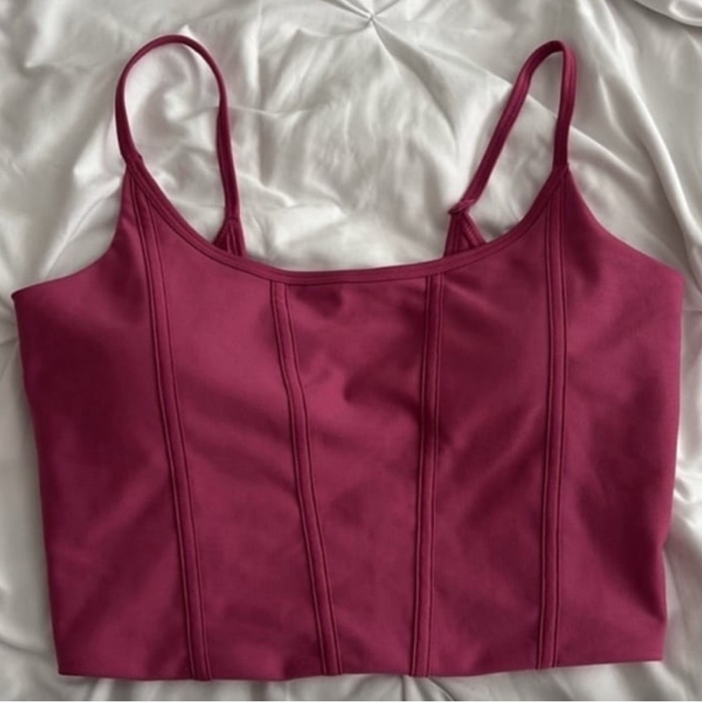 COPY Abercrombie Workout Tank YPB Corset Style